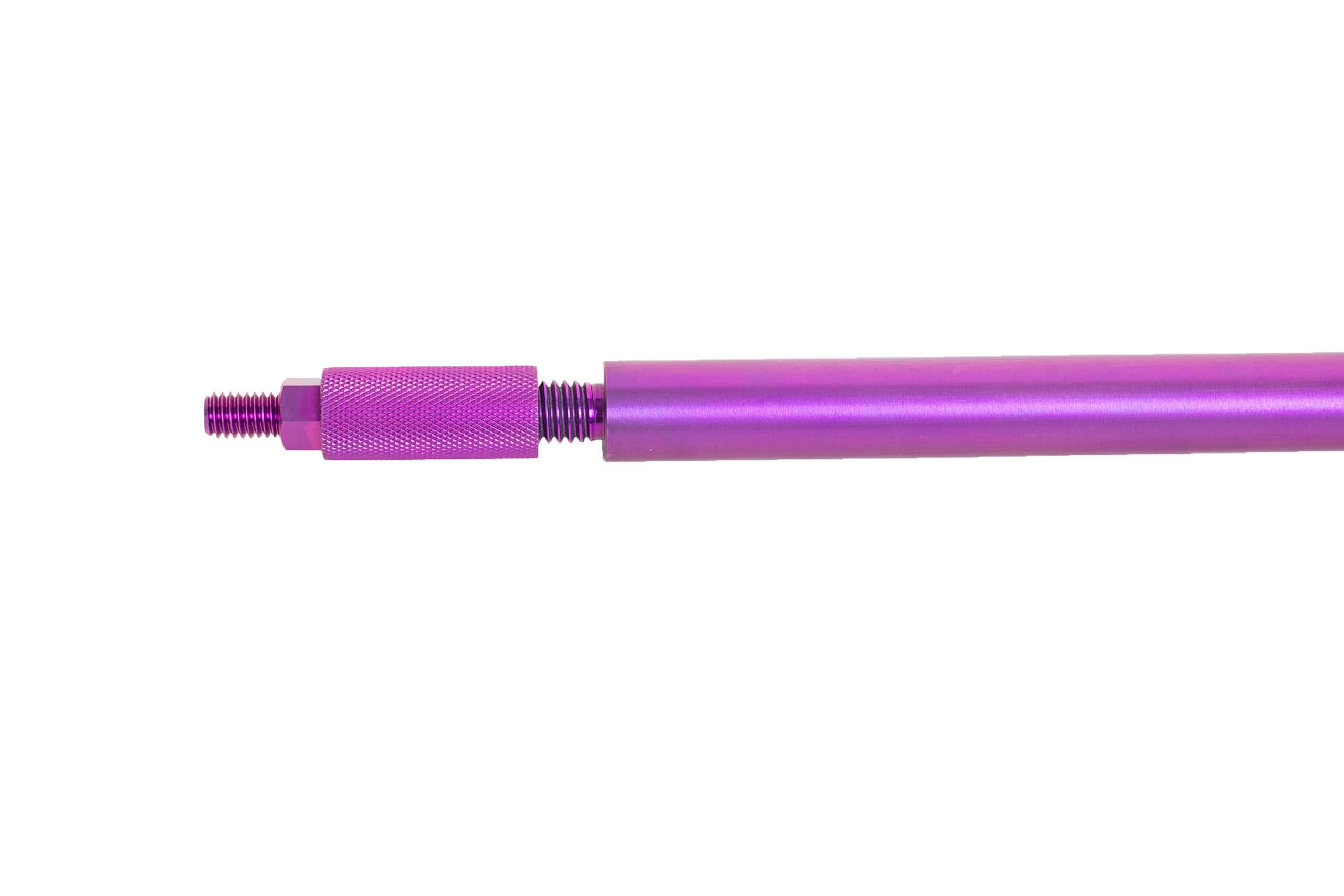 64チタン 極太 アンカーピトン φ20mm 全長 50cm　1/2インチ螺旋　紫色陽極酸化　磯・突堤の ガ－ラ ・ タマン ・ クエ 64チタン 極太 アンカーピトン φ20mm 全長 50cm 1/2インチ螺旋